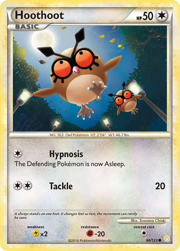 Hoothoot HeartGold & SoulSilver SET-66