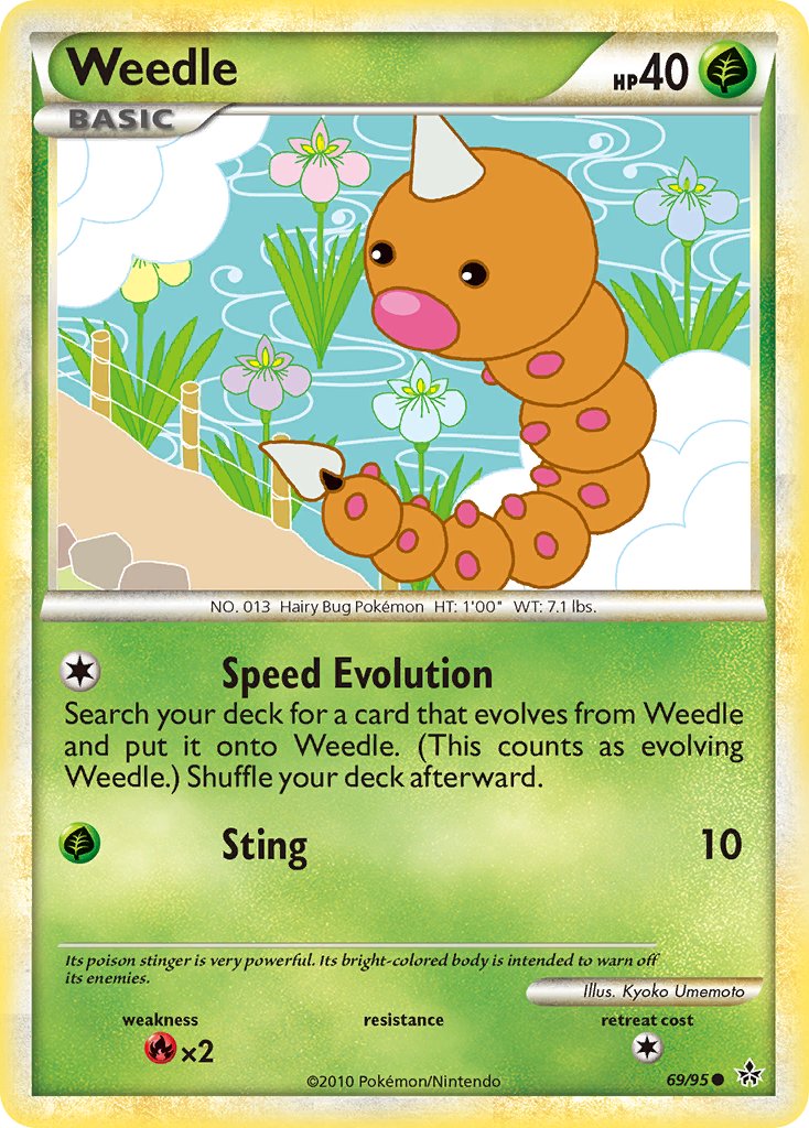 Weedle Unleashed SET-69