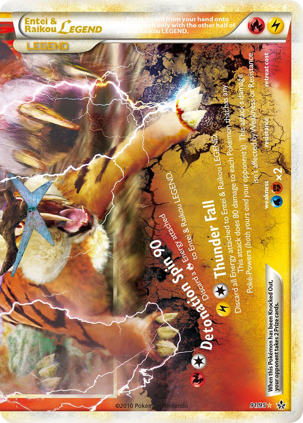 Entei & Raikou LEGEND Unleashed SET-91