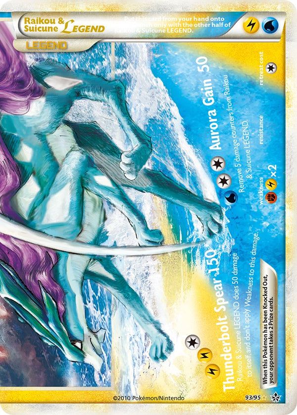 Raikou & Suicune LEGEND Unleashed SET-93