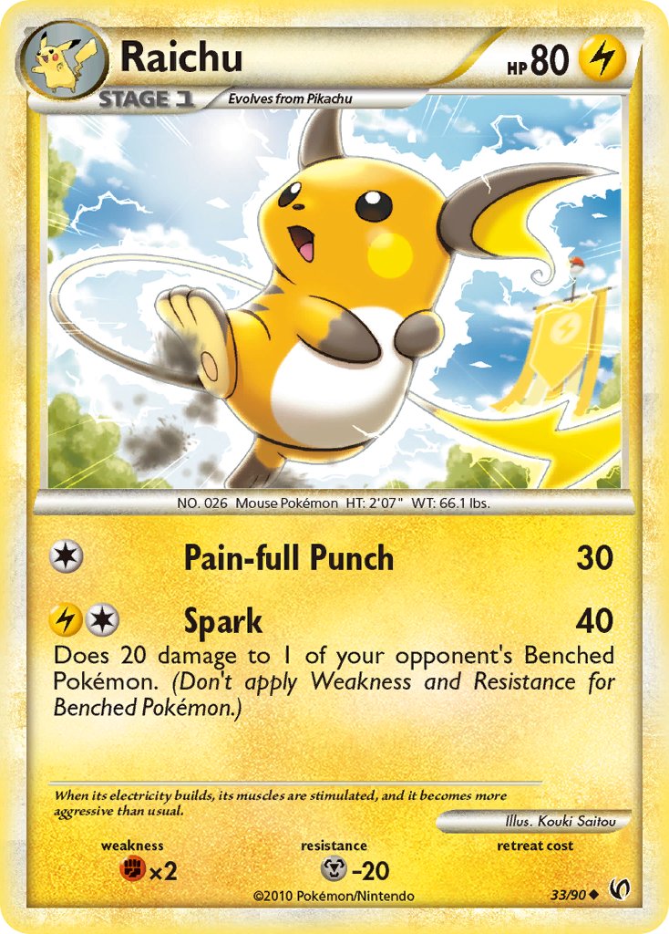 Raichu Undaunted SET-33
