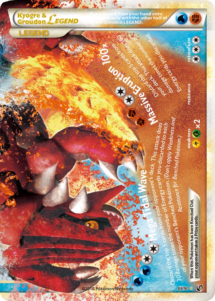 Kyogre & Groudon LEGEND Undaunted SET-88