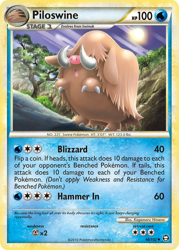 Piloswine Triumphant SET-48
