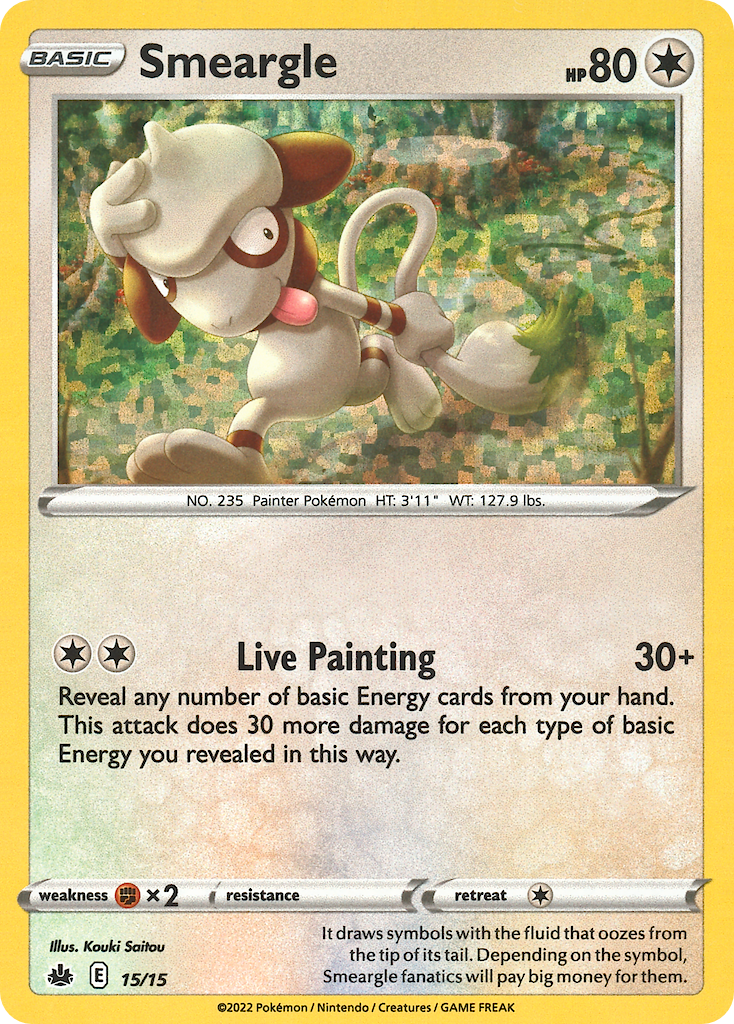 Smeargle McDonald's Collection 2022 SET-15