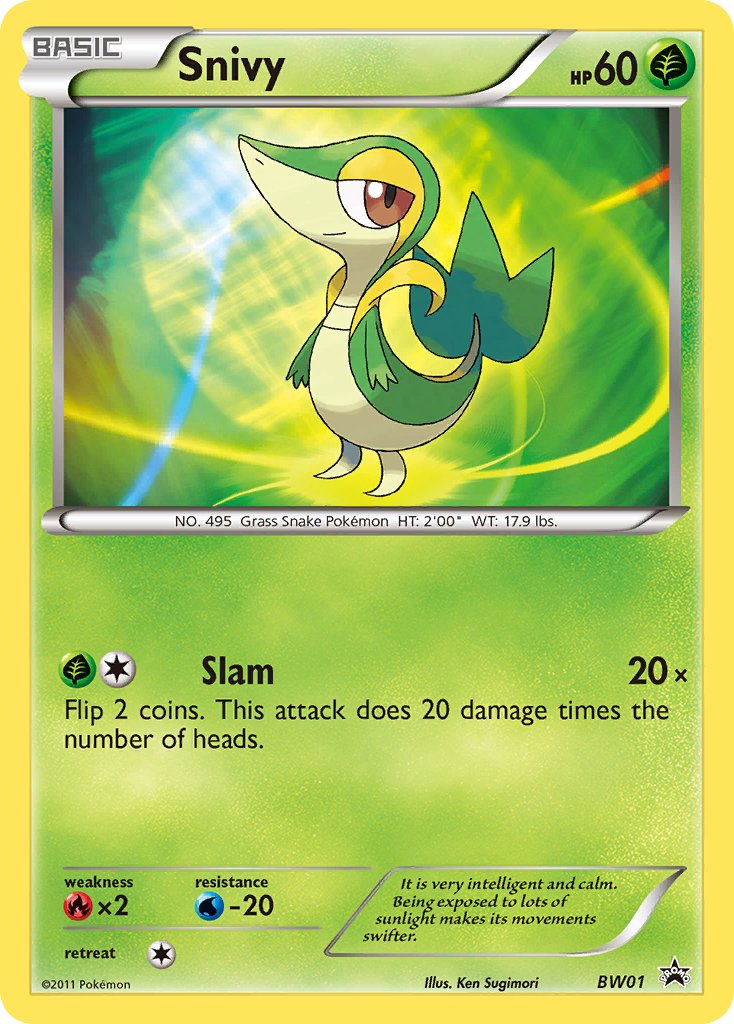 Snivy Black & White Promos SET-BW01