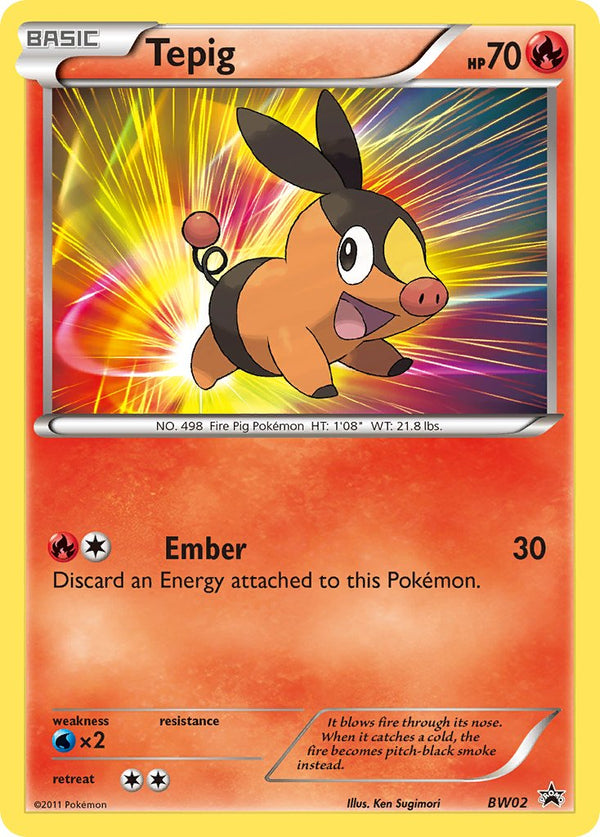Tepig Black & White Promos SET-BW02