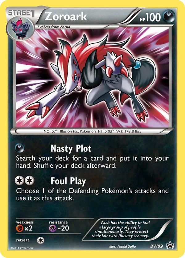 Zoroark Black & White Promos SET-BW09