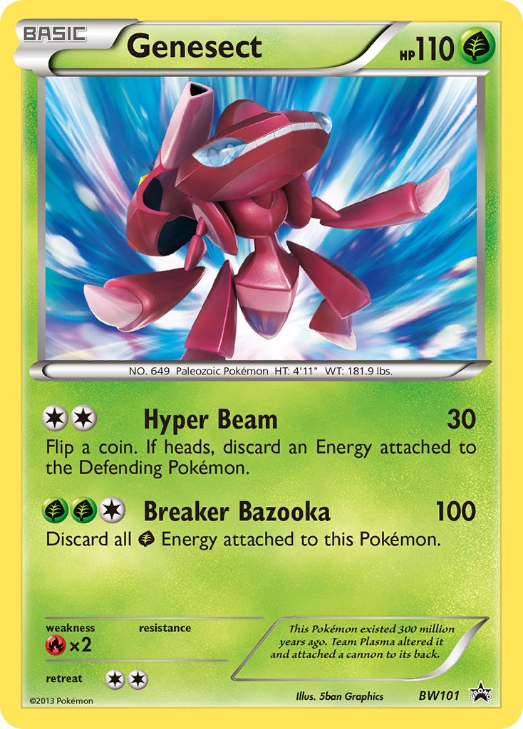 Genesect Black & White Promos SET-BW101
