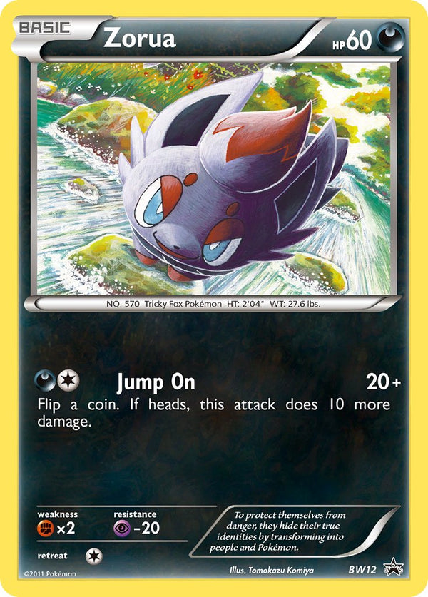 Zorua Black & White Promos SET-BW12