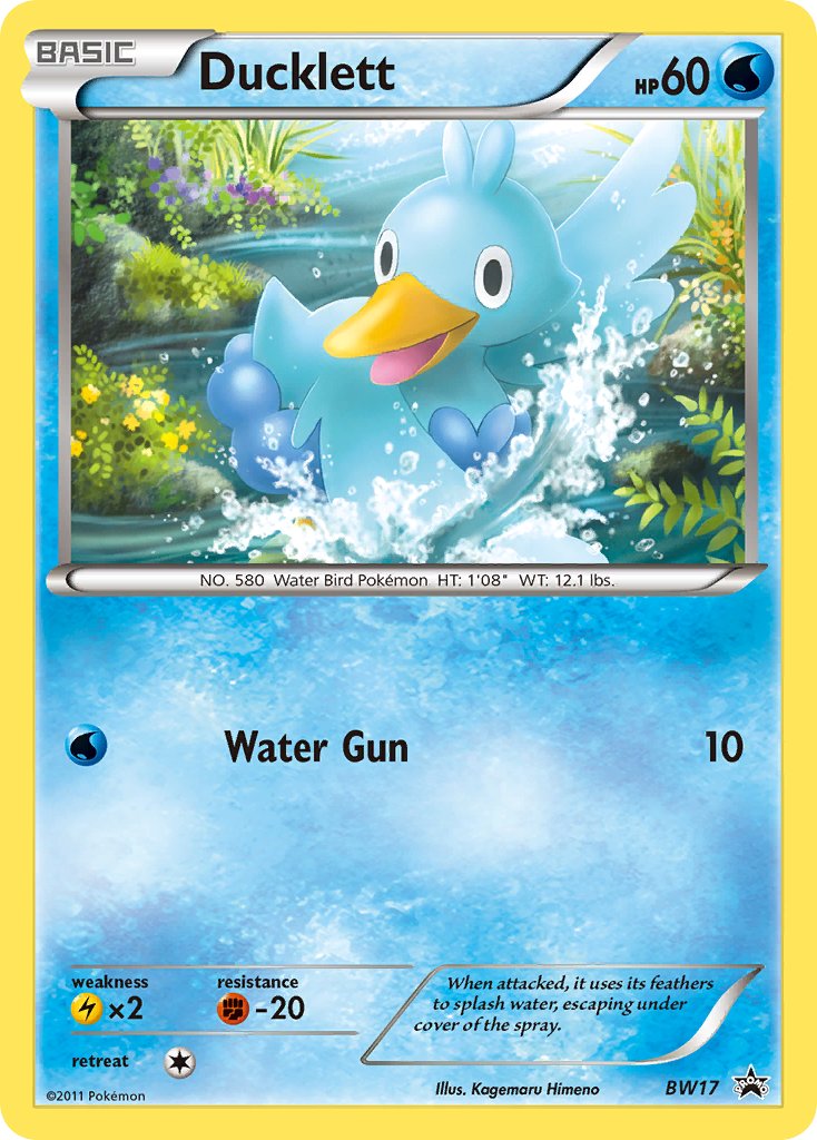 Ducklett Black & White Promos SET-BW17