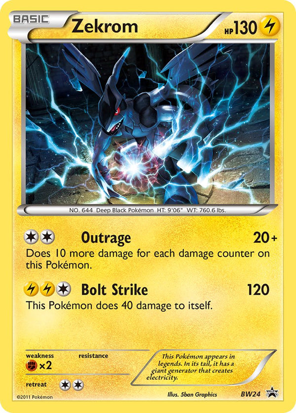 Zekrom Black & White Promos SET-BW24