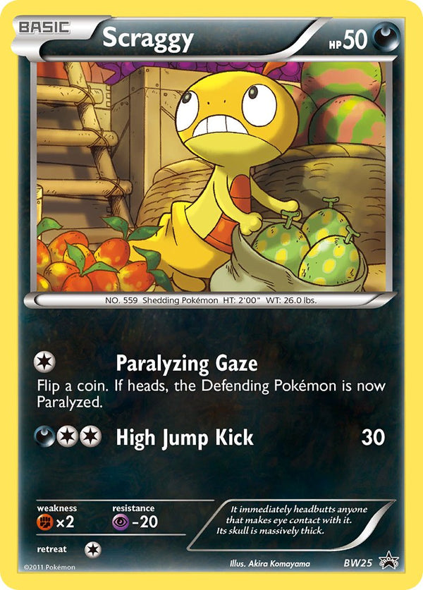Scraggy Black & White Promos SET-BW25