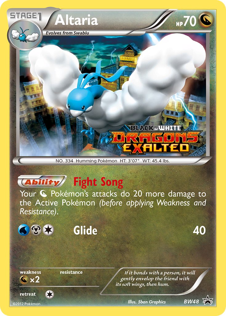 Altaria Black & White Promos SET-BW48