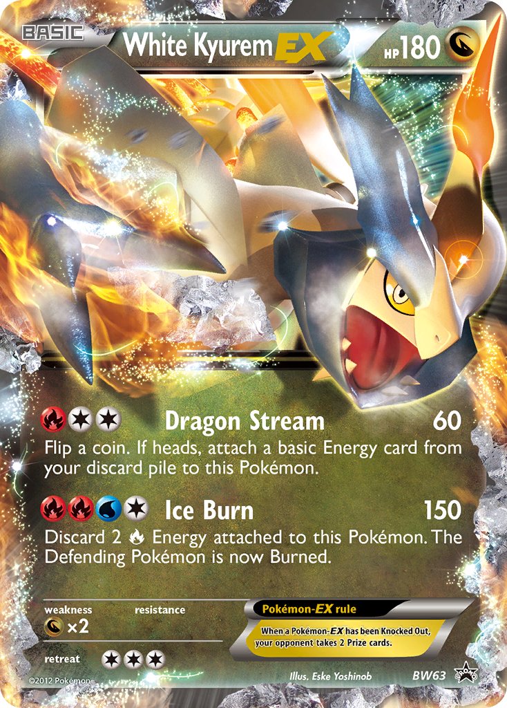 White Kyurem-EX Black & White Promos SET-BW63