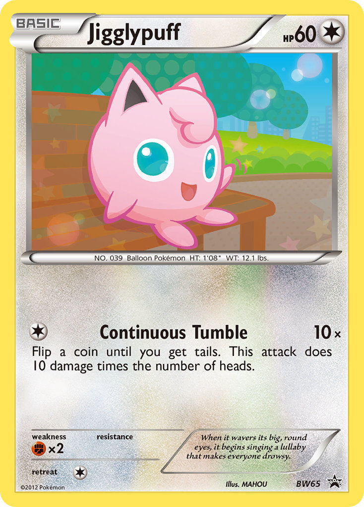 Jigglypuff Black & White Promos SET-BW65