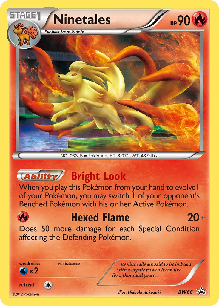 Ninetales Black & White Promos SET-BW66