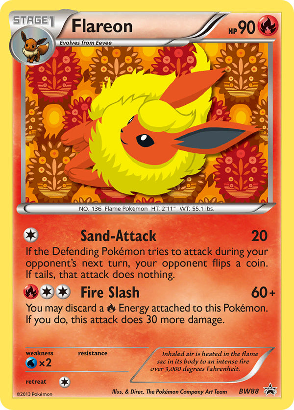 Flareon Black & White Promos SET-BW88