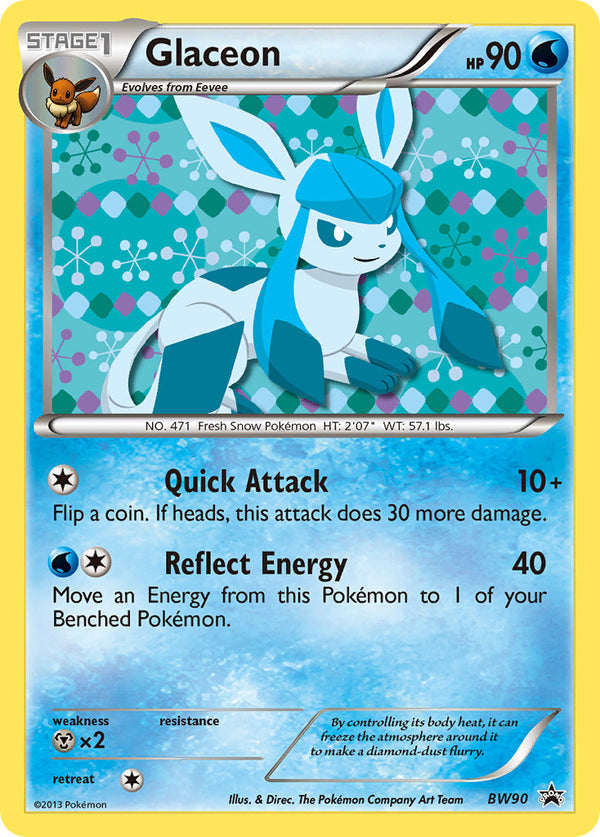 Glaceon Black & White Promos SET-BW90
