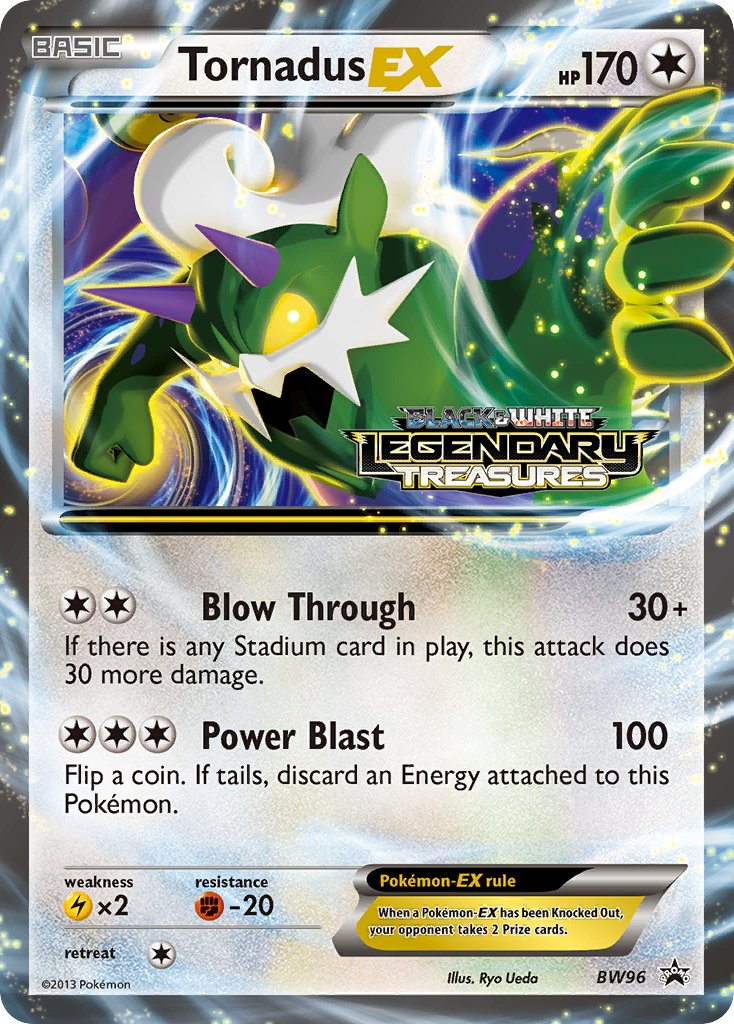 Tornadus-EX Black & White Promos SET-BW96