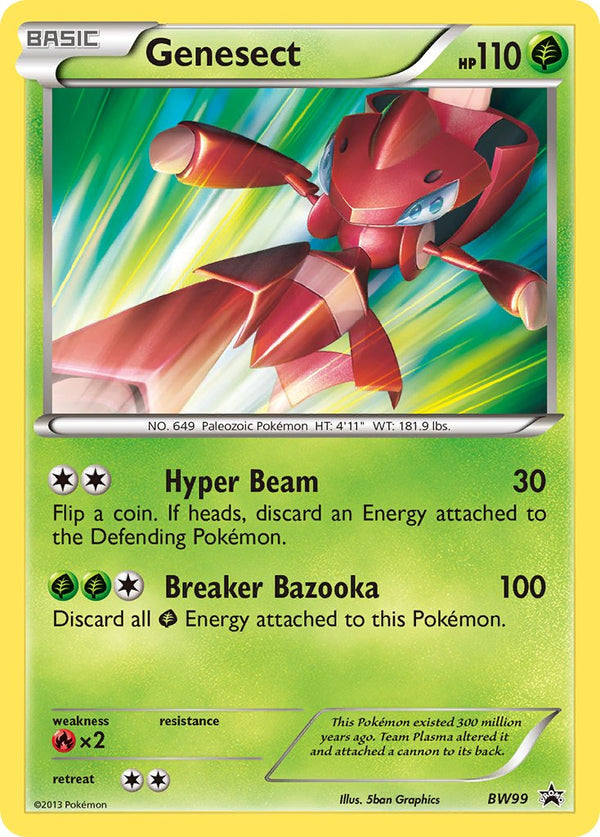 Genesect Black & White Promos SET-BW99