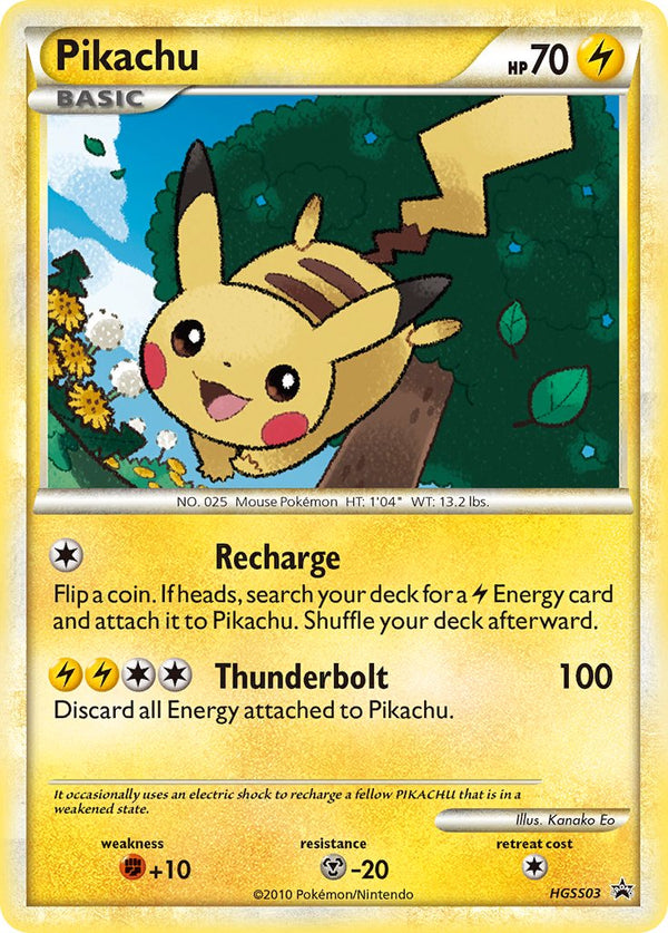 Pikachu HeartGold & SoulSilver Promos SET-HGSS03