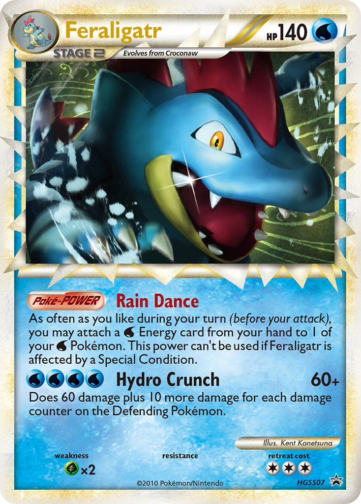 Feraligatr HeartGold & SoulSilver Promos SET-HGSS07
