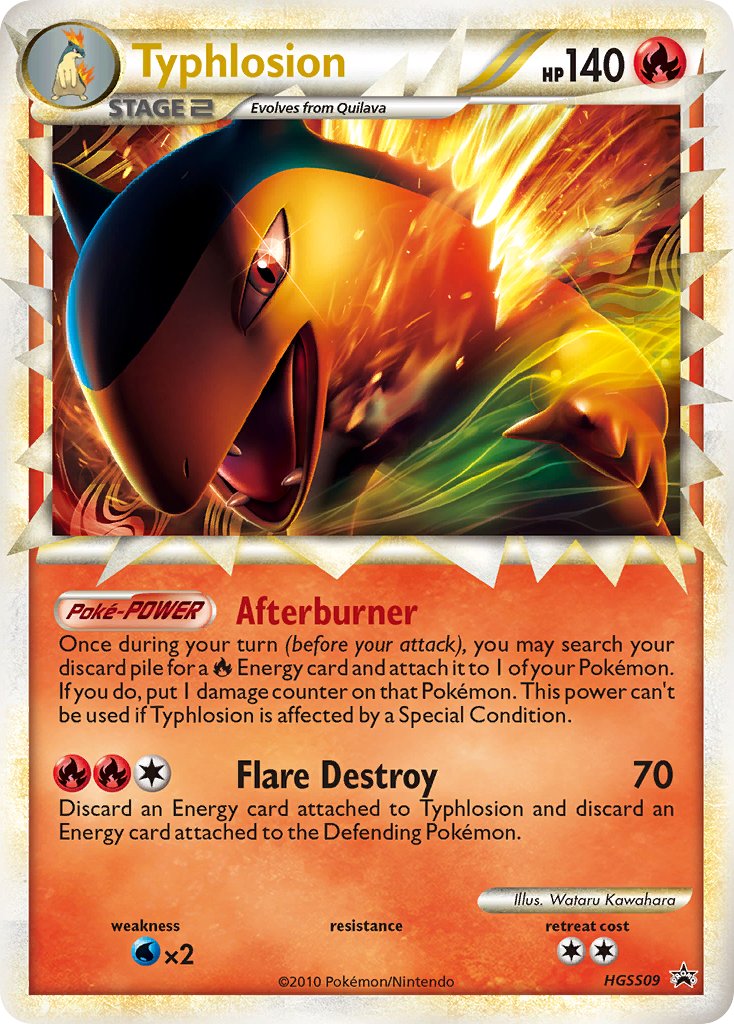 Typhlosion HeartGold & SoulSilver Promos SET-HGSS09