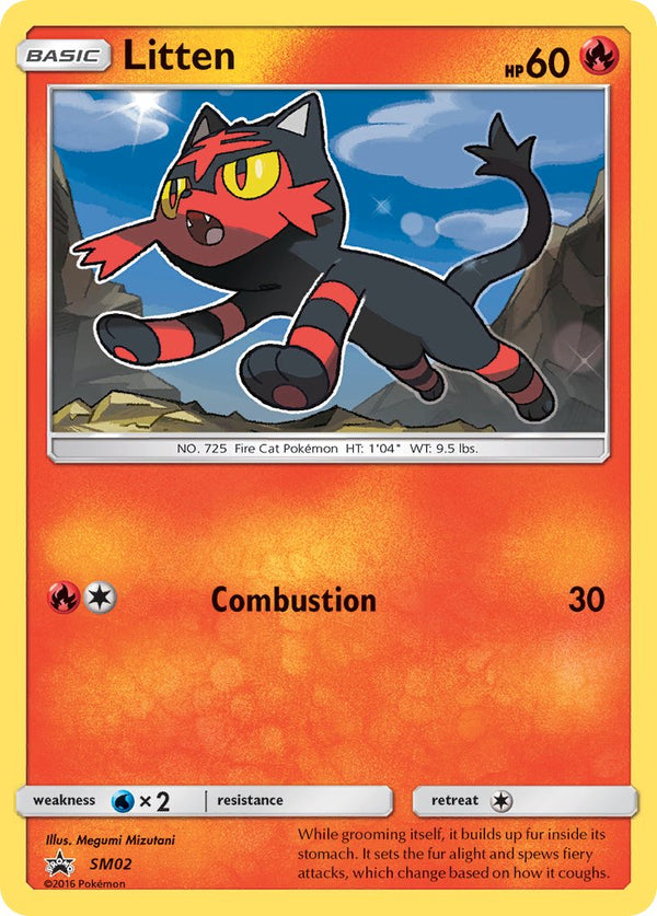 Litten Sun & Moon Promos SET-SM02