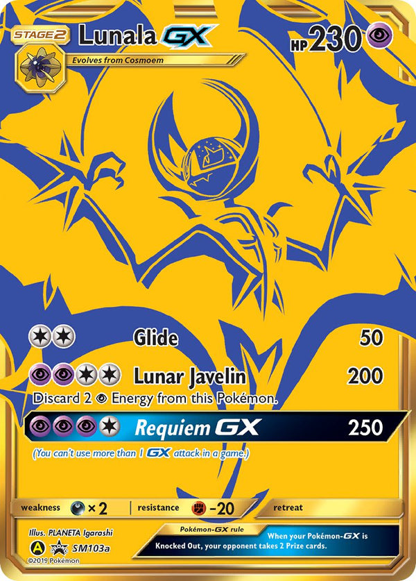 Lunala-GX Sun & Moon Promos SET-SM103a