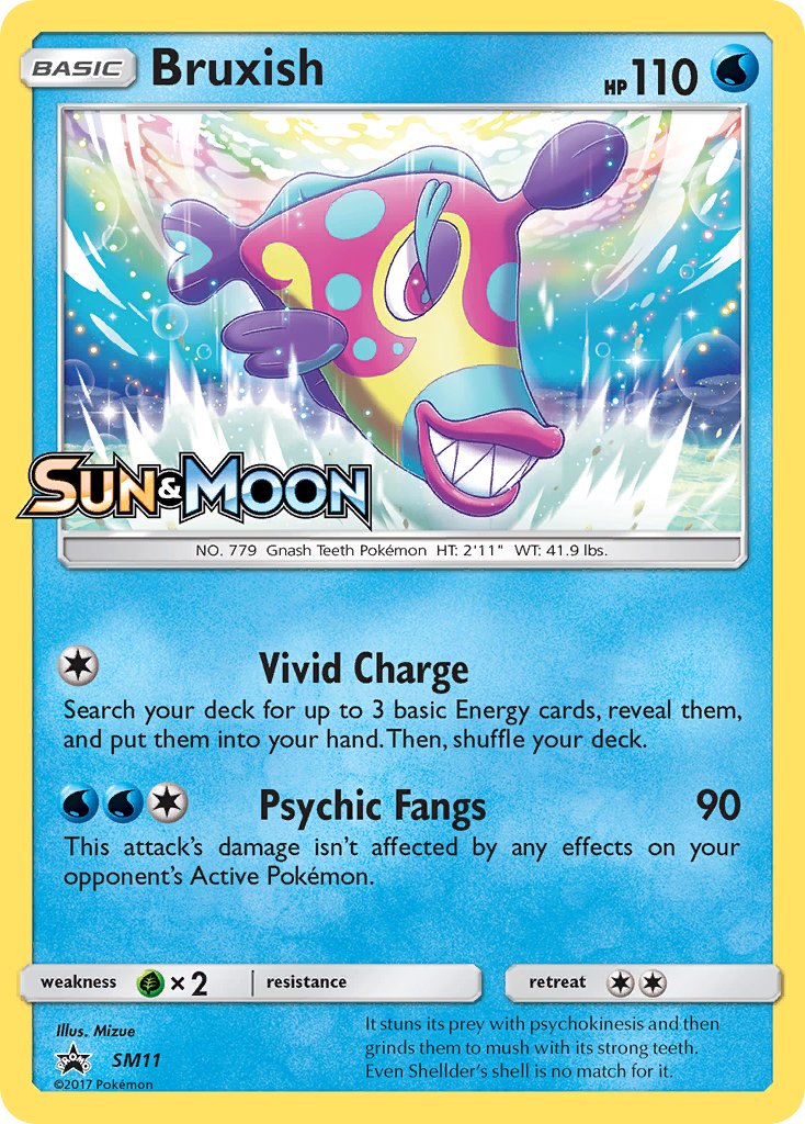 Bruxish Sun & Moon Promos SET-SM11