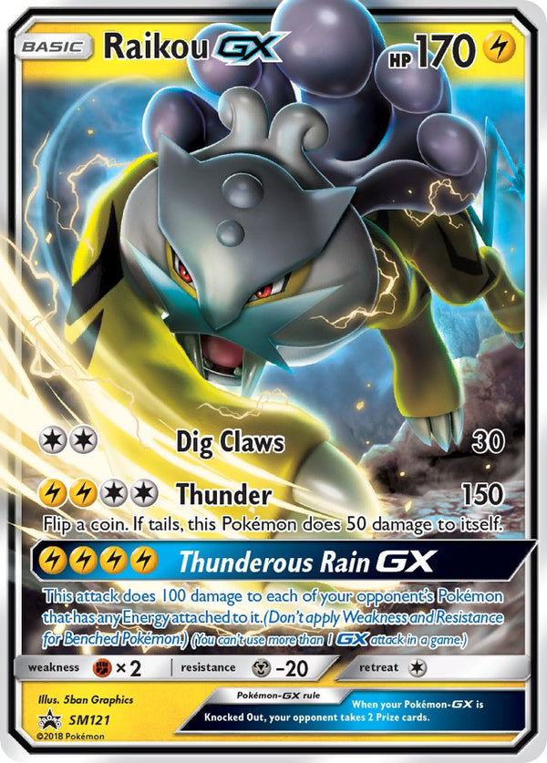 Raikou-GX Sun & Moon Promos SET-SM121