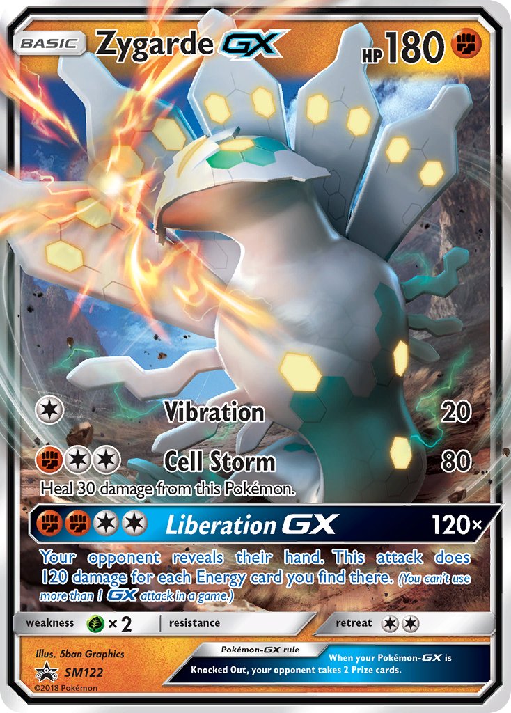 Zygarde-GX Sun & Moon Promos SET-SM122