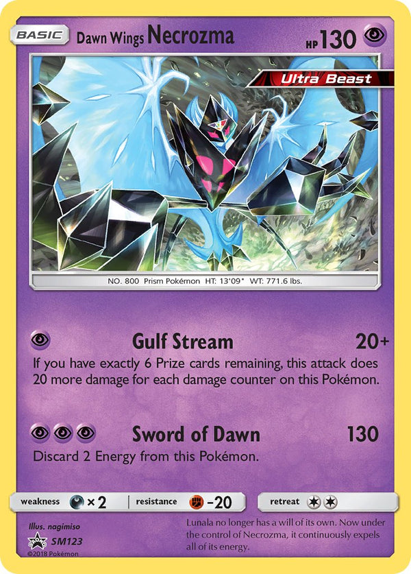 Dawn Wings Necrozma Sun & Moon Promos SET-SM123