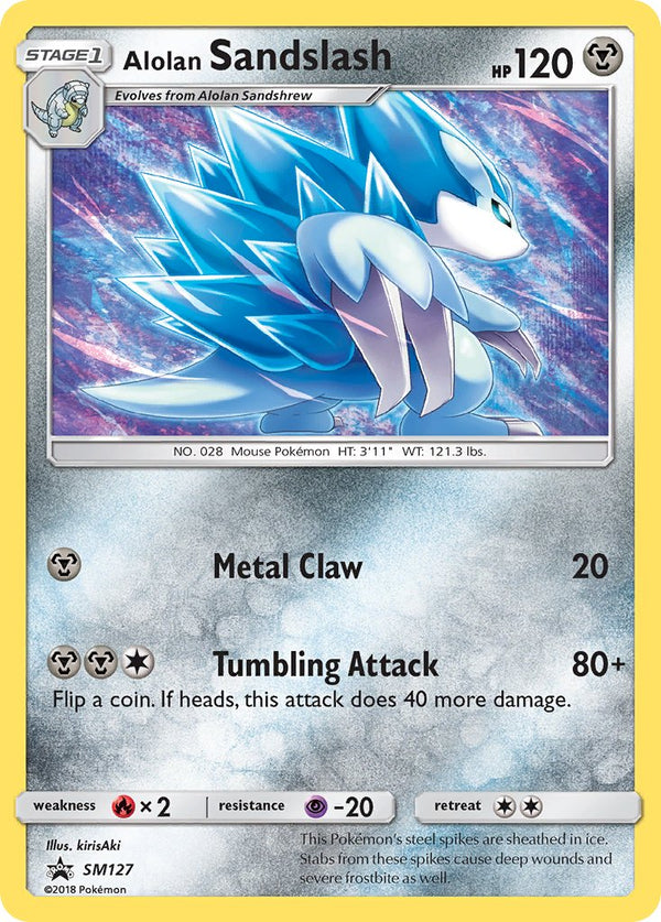 Alolan Sandslash Sun & Moon Promos SET-SM127