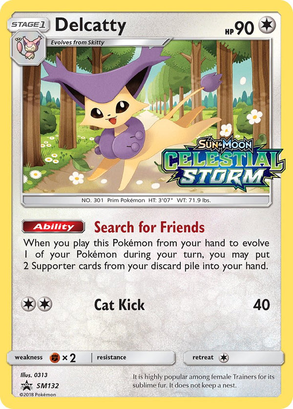 Delcatty Sun & Moon Promos SET-SM132