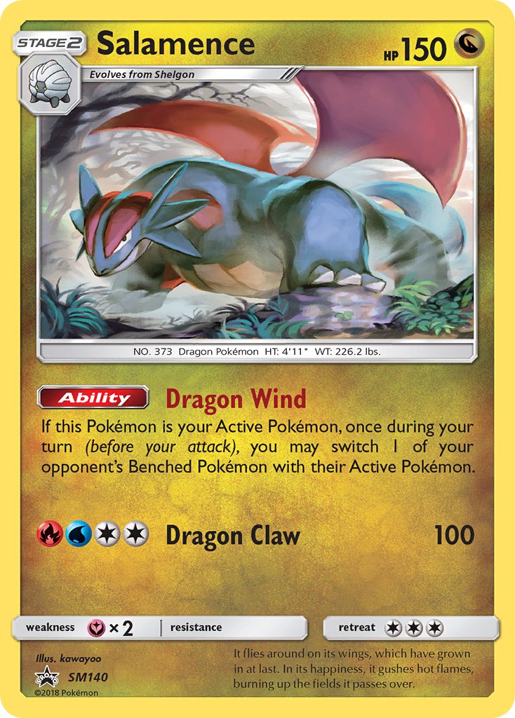 Salamence Sun & Moon Promos SET-SM140