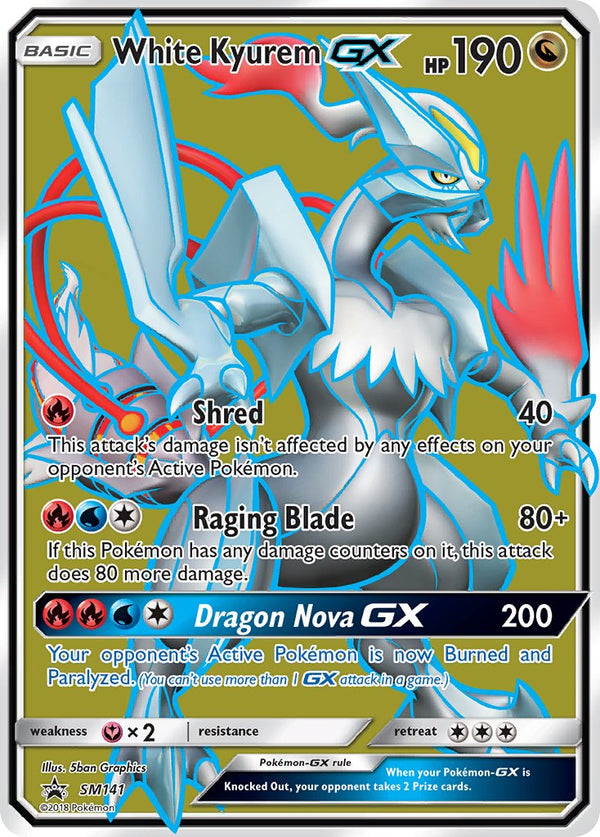 White Kyurem-GX Sun & Moon Promos SET-SM141