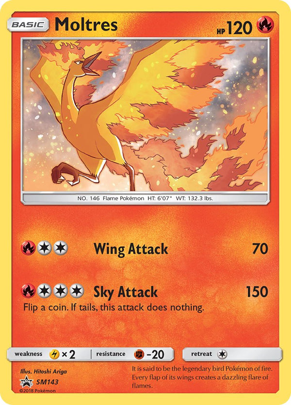 Moltres Sun & Moon Promos SET-SM143