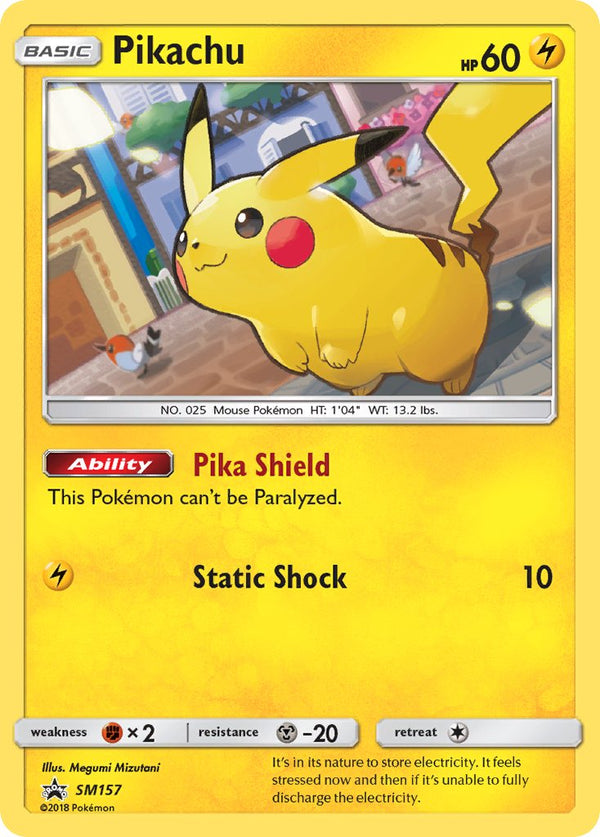 Pikachu Sun & Moon Promos SET-SM157