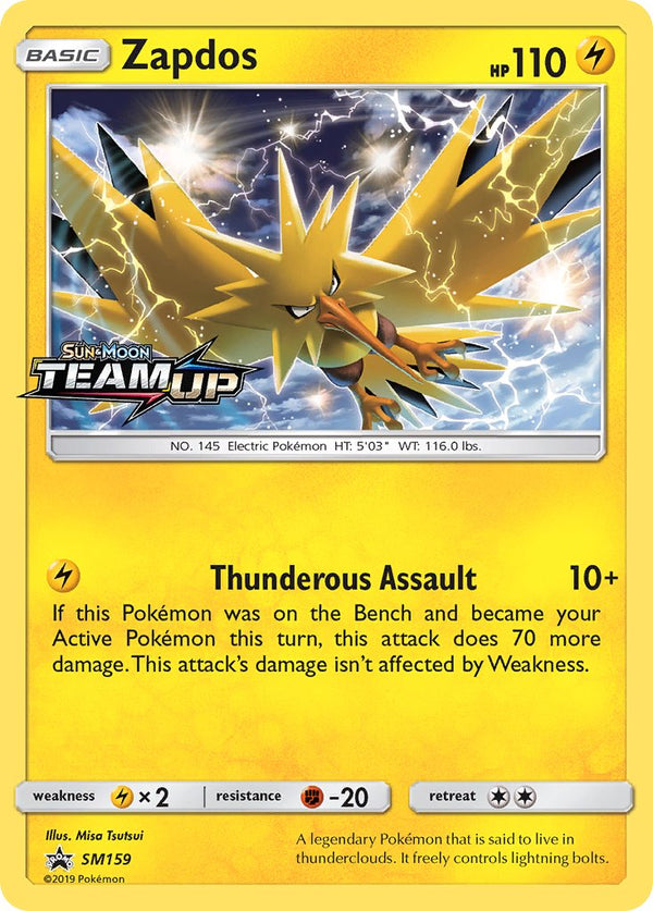 Zapdos Sun & Moon Promos SET-SM159