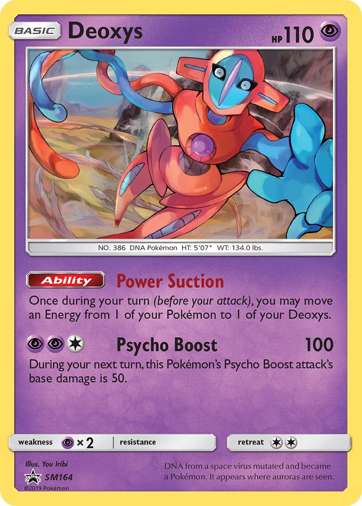 Deoxys Sun & Moon Promos SET-SM164