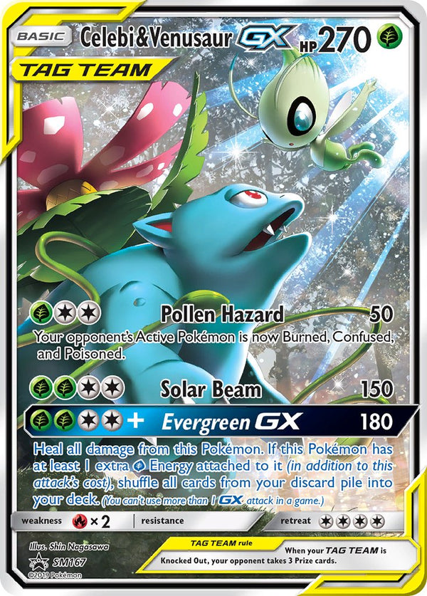 Celebi & Venusaur-GX Sun & Moon Promos SET-SM167