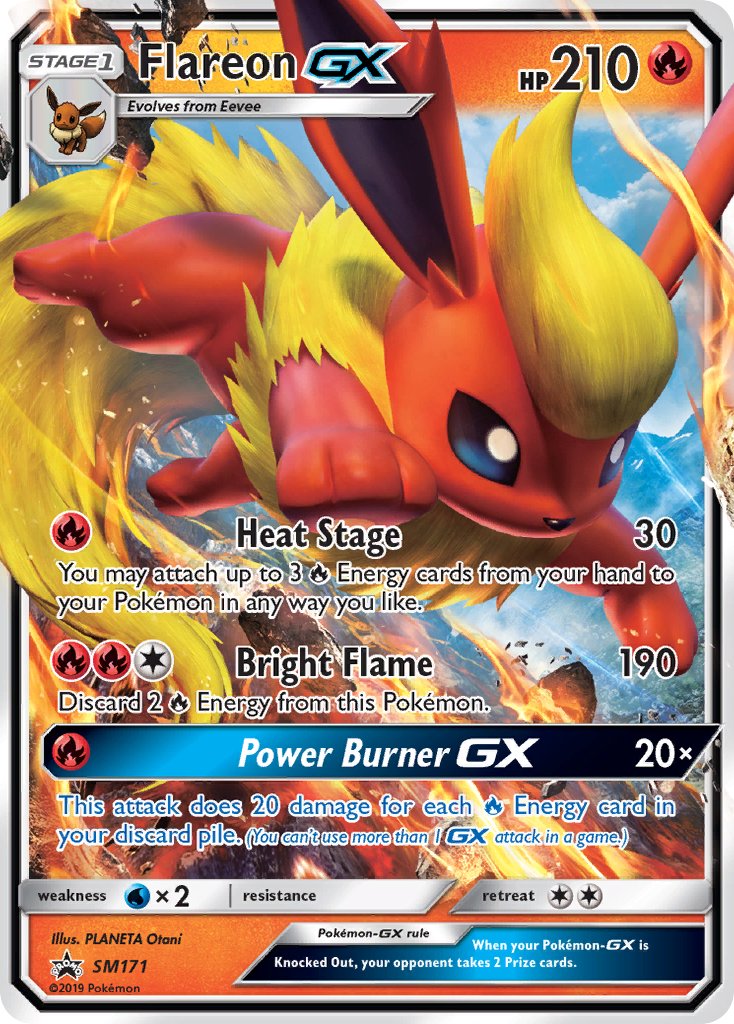 Flareon-GX Sun & Moon Promos SET-SM171