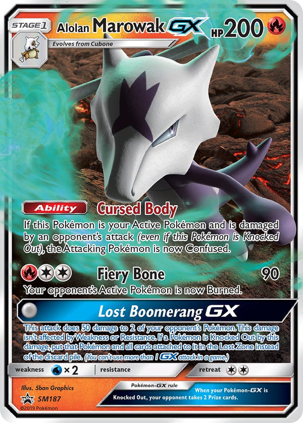 Alolan Marowak-GX Sun & Moon Promos SET-SM187