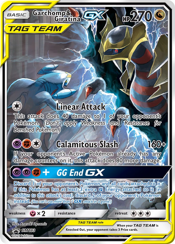 Garchomp & Giratina-GX Sun & Moon Promos SET-SM193