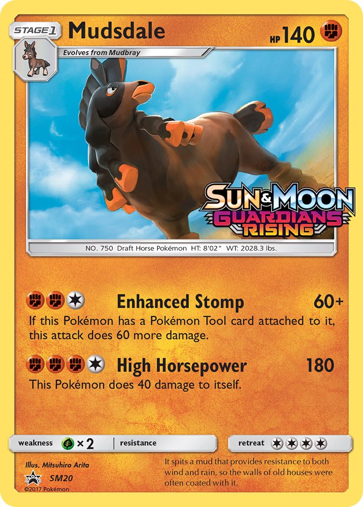Mudsdale Sun & Moon Promos SET-SM20