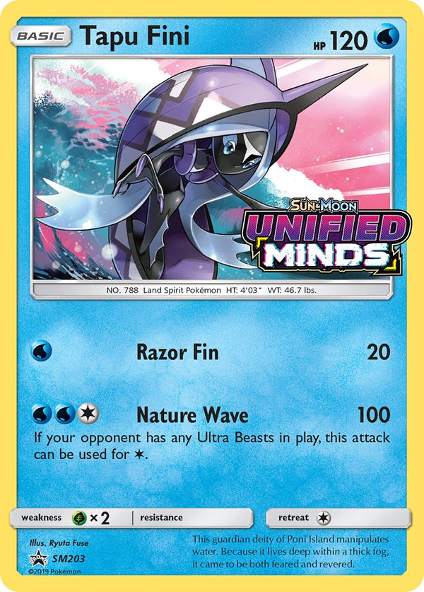 Tapu Fini Sun & Moon Promos SET-SM203