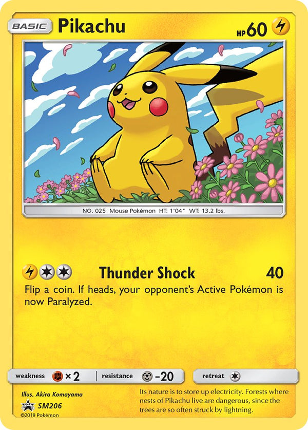 Pikachu Sun & Moon Promos SET-SM206