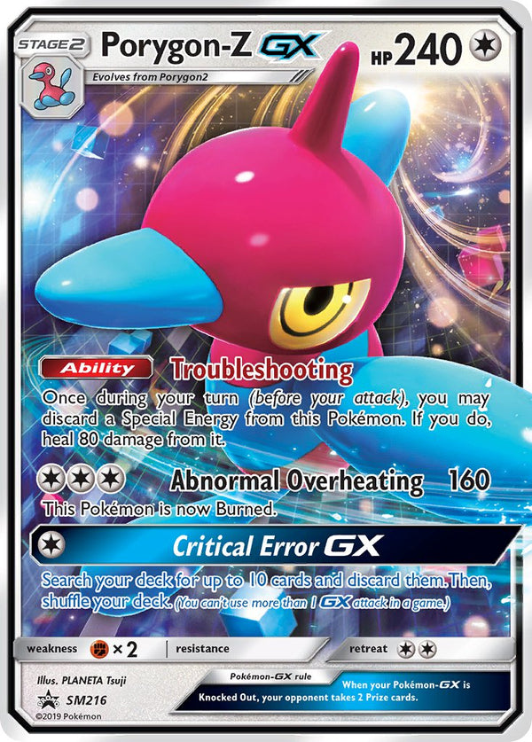 Porygon-Z-GX Sun & Moon Promos SET-SM216