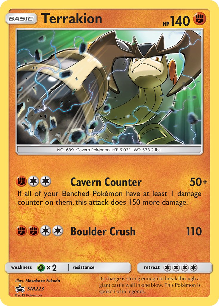 Terrakion Sun & Moon Promos SET-SM223